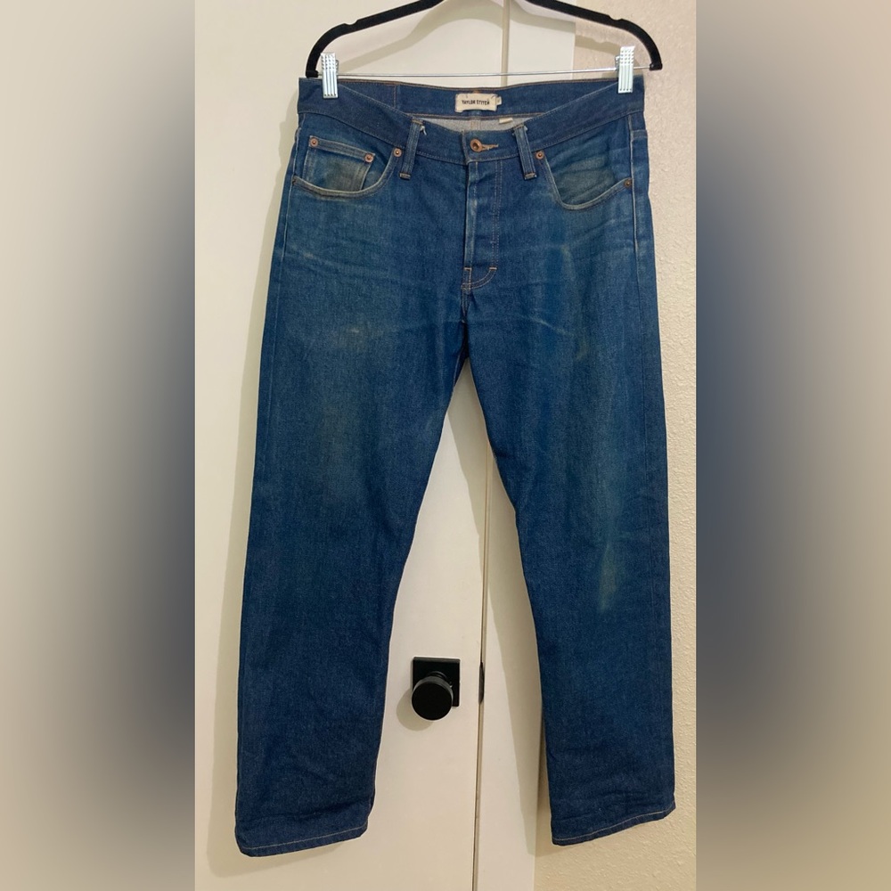 Taylor Stitch White Oak Cone Denim Democratic Jeans Size 32/27